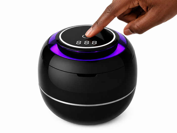 Appuyez sur le bouton pour lancer le cycle.